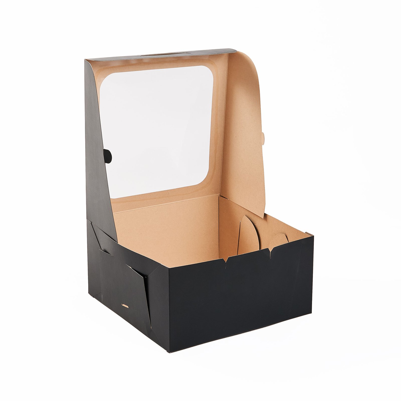 Caja de cartón con ventana 20x20x10cm