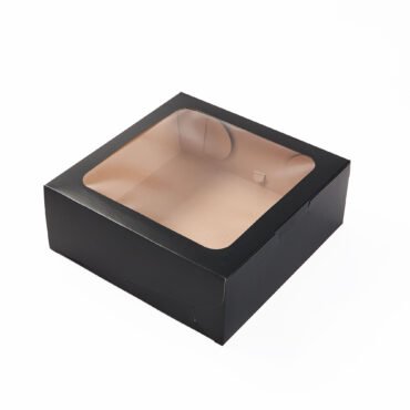Caja de cartón con ventana 25x25x10cm