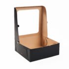 Caja de cartón con ventana 25x25x10cm