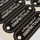 Sticker para sellado Disfrútalo x 10 unidades