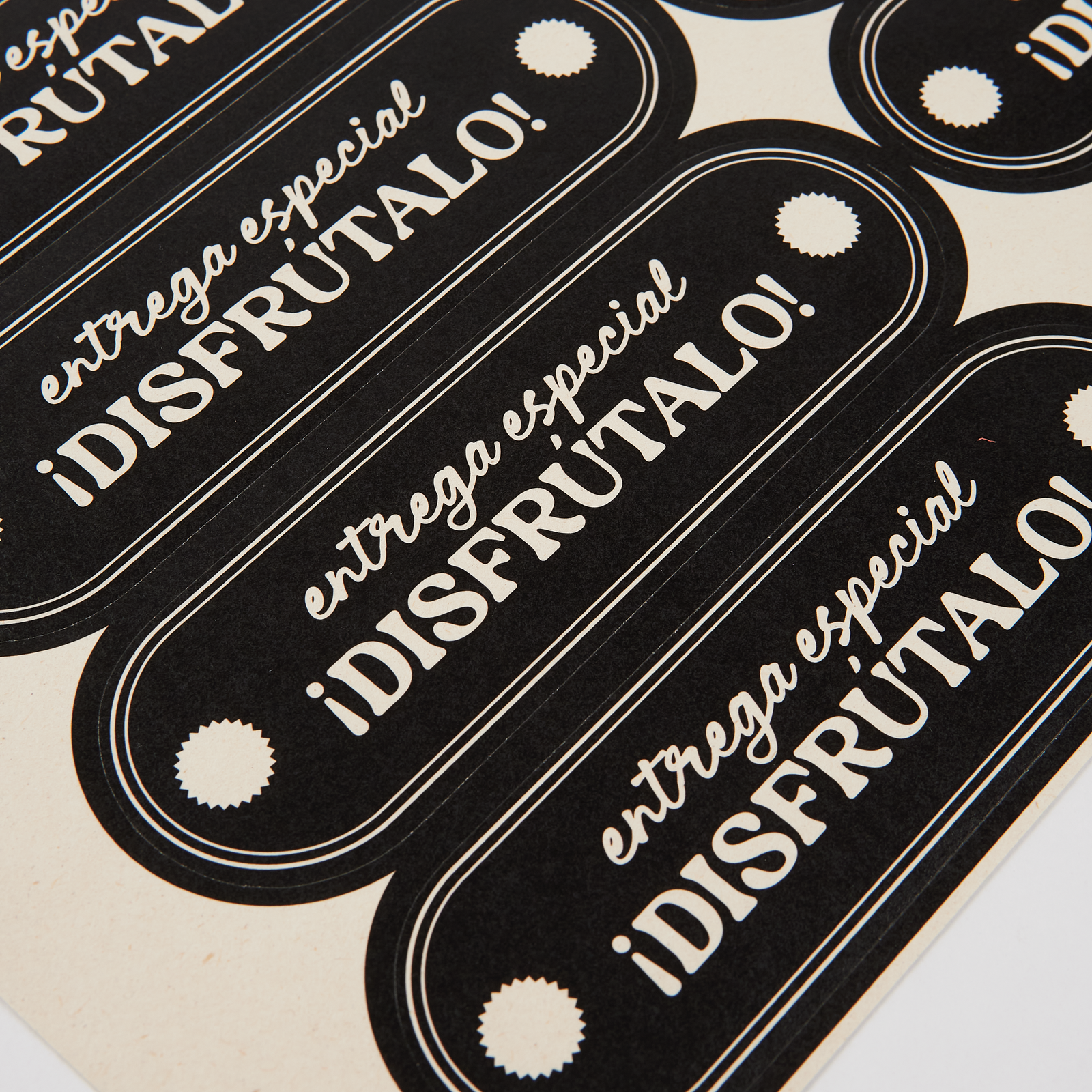 Sticker para sellado Disfrútalo x 10 unidades