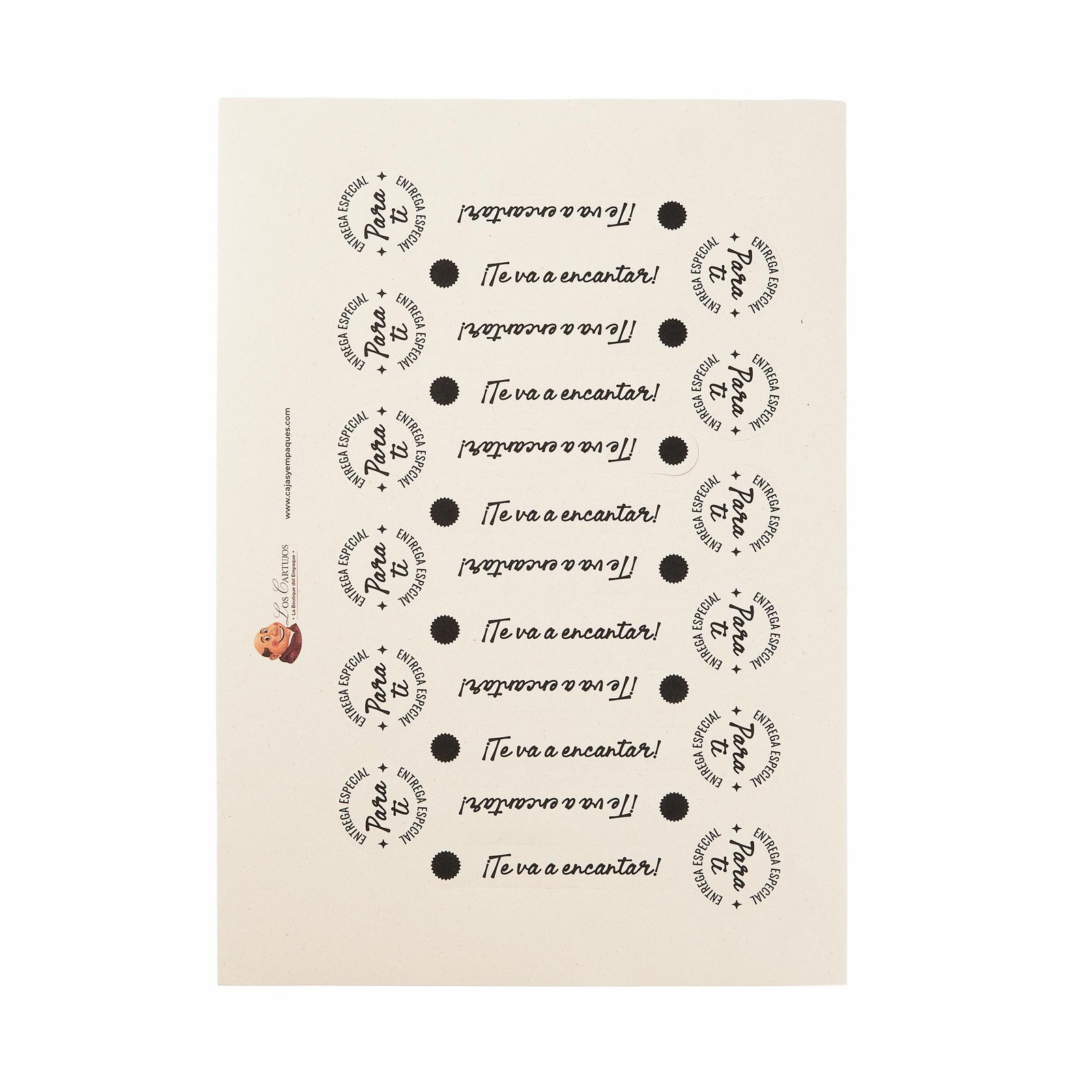 STICKER-PARA-SELLADO_PARA-TI-NEGRO-3 Sticker para sellado Para ti en Negro x 12 unidades