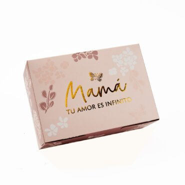 Caja de cartón (Amor que florece) 23X16X9 cm