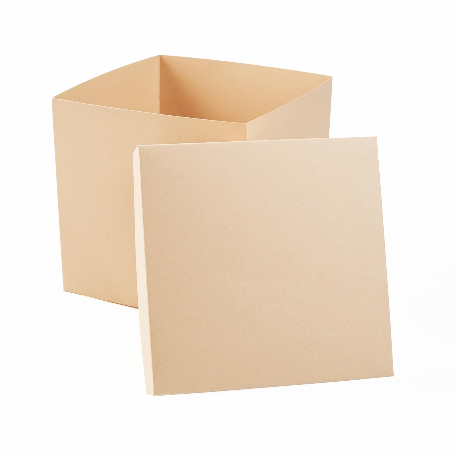 Caja de cartón base y tapa 20x20x20 cm