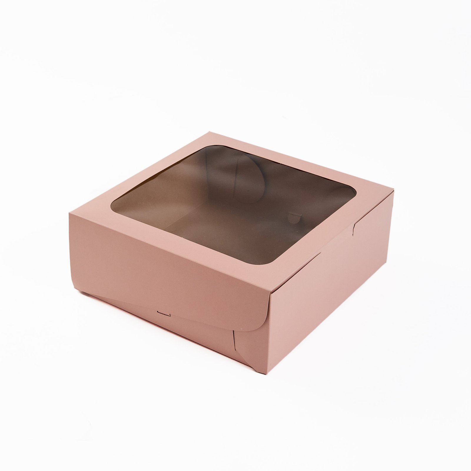 Caja de cartón con ventana 25x25x10cm