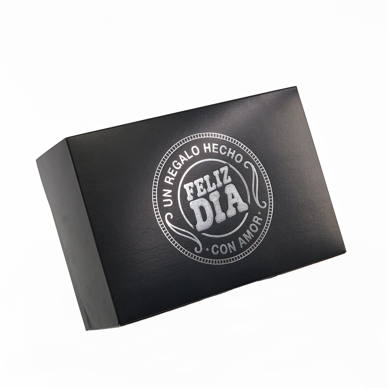 Caja de cartón 23X16X9 cm (Papá eres mi todo- Metaliza Plata)