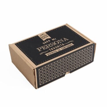 Caja rígida en cartón corrugado 26x17x9cm (Papá eres mi todo)