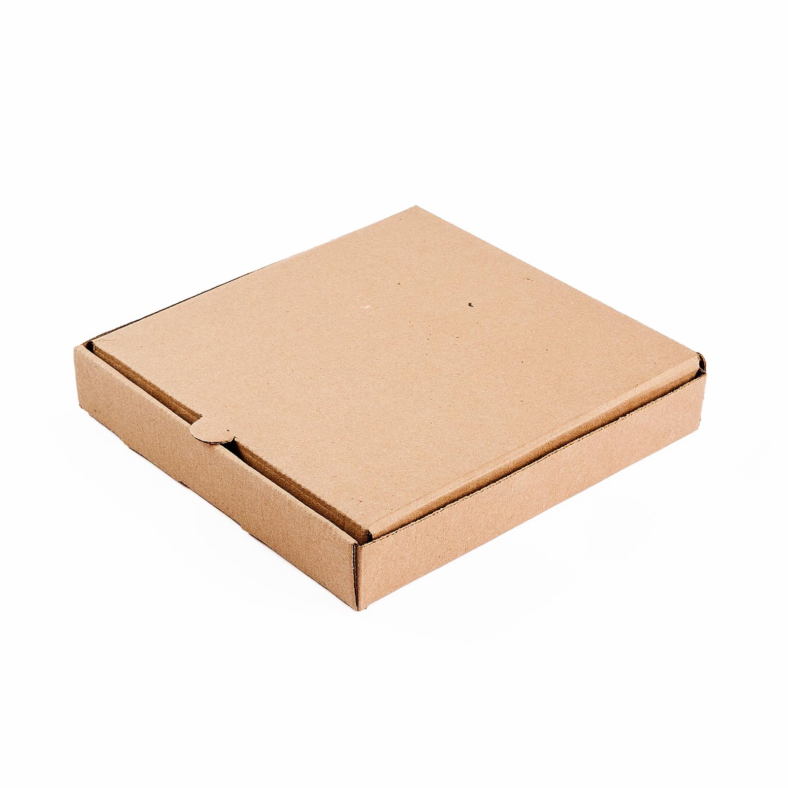 Caja para pizza en cartón corrugado de 24x24x4cm