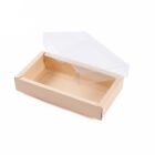 Caja doble pared con tapa de acetato 20X10X4cm