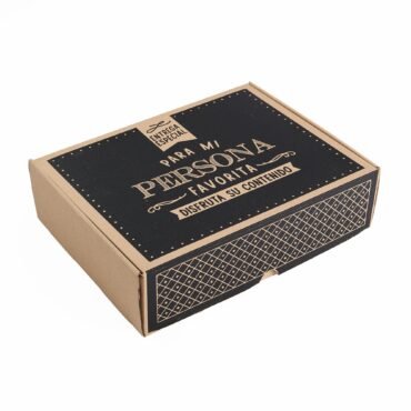 Caja rígida en cartón corrugado 32x25x9cm (Papá eres mi todo)