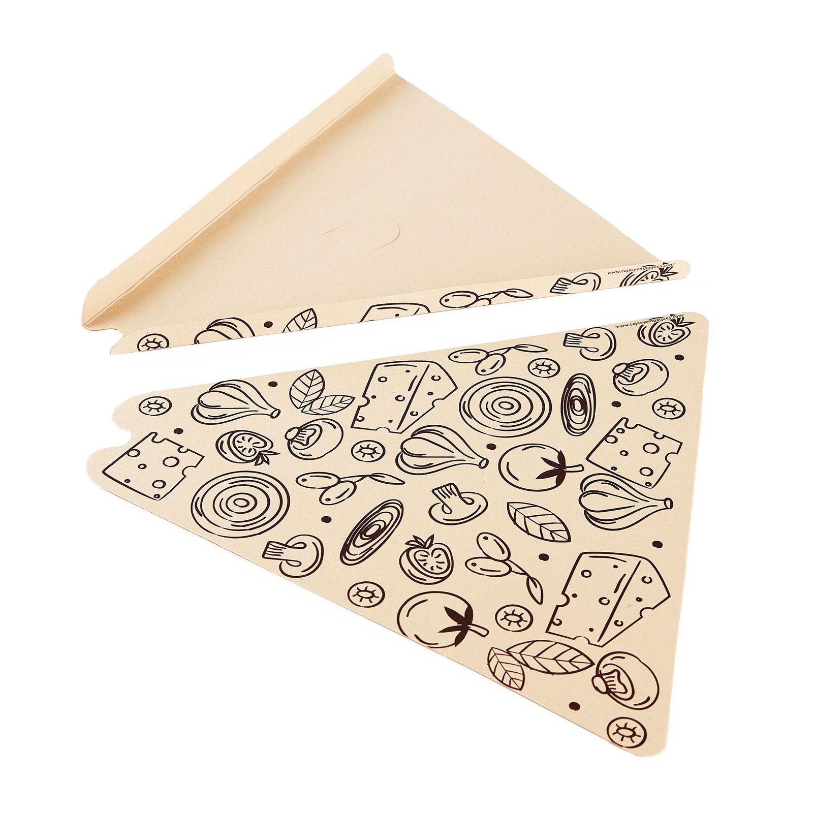 Porta pizza Eco impreso (Paquete x 50 und)