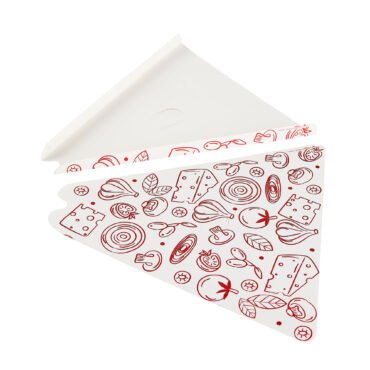 Porta pizza impreso rojo (Paquete x 50 und)