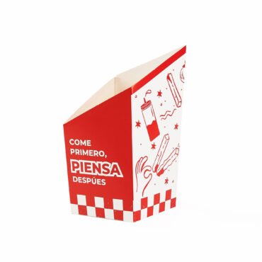 Porta papa Impreso Rojo Rectangular (Paquete x 50 und)