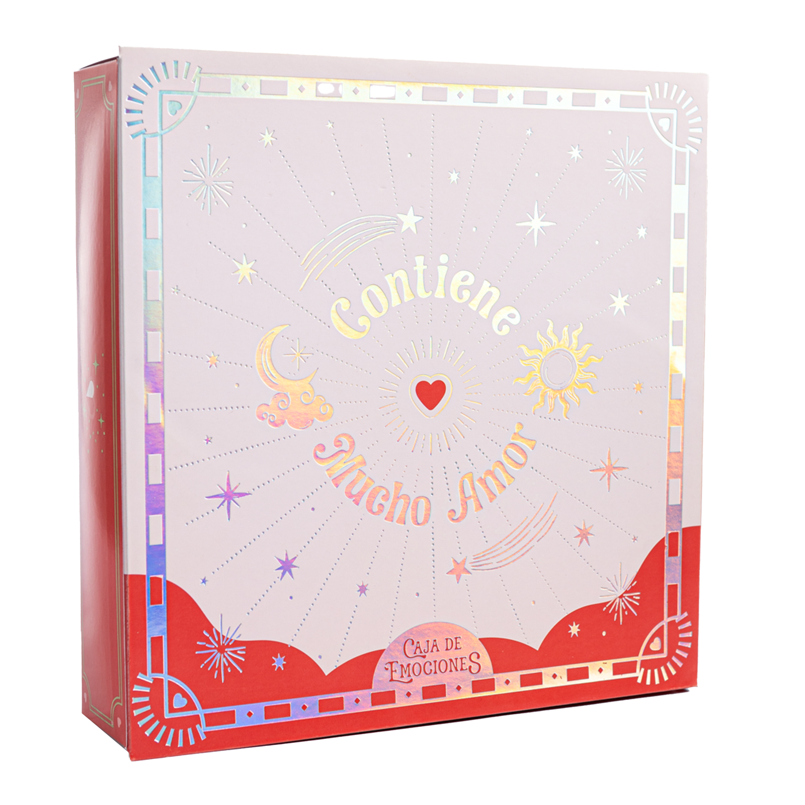 Caja tipo Calendario de adviento (Destellos de amor) 25x25x5,5cm