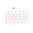 Sticker sellado x12 Contiene mucho amor frontal