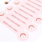 Sticker para sellado Hecho con el alma x 12 unidades