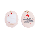 Tarjeta de regalo paquete x 12 und (Contiene mucho amor)