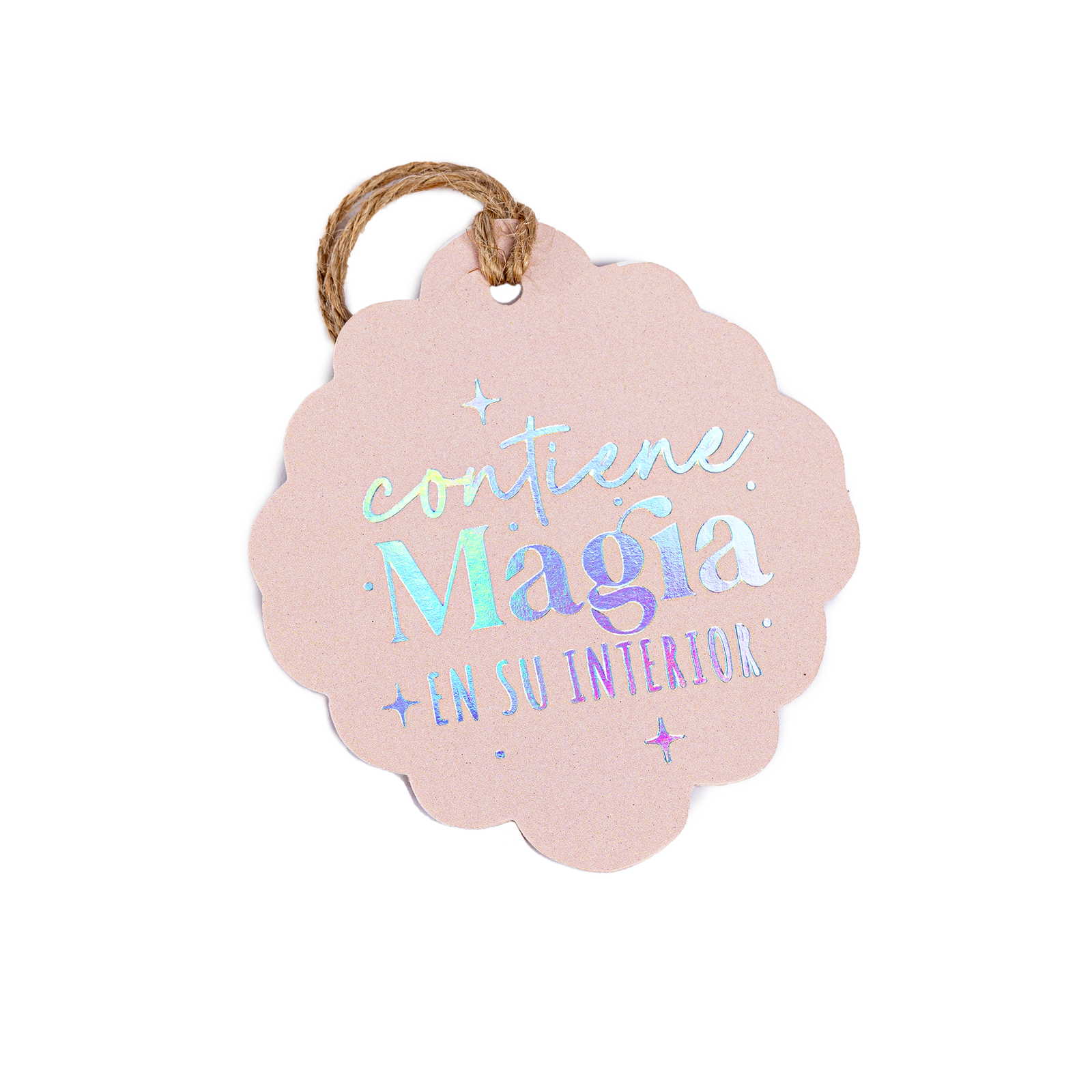 Tarjeta de regalo Metalizada paquete x 12 und (Contiene magia)