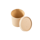 Contenedor de cartón ecológico 12oz (Naturals Bamboo)